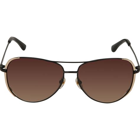 michael kors sicily aviator sunglasses black|3.